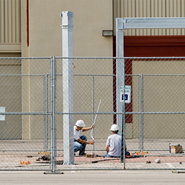 how much time can i rent the temporary fence for my building site or event in Lowman New York